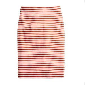 J.Crew No.2 Pencil Skirt - Deck Stripe